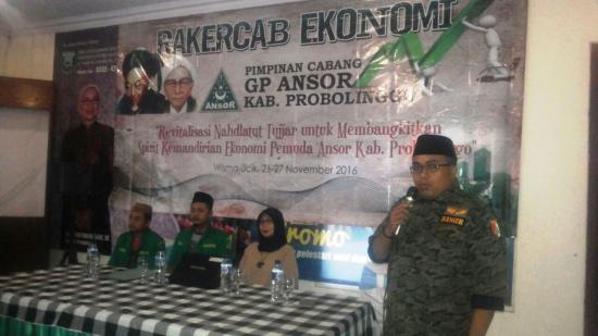Sambut Peluang Usaha dan Investasi 2017, PC GP Ansor Probolinggo Teken MOU Dengan Pemerintah Daerah